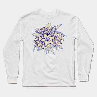 Conteporane lilies Long Sleeve T-Shirt